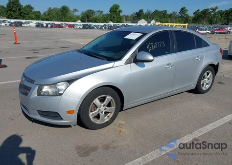 2011 Chevrolet Cruze Lt из США, поврежденный, VIN 1G1PE5S99B7257363